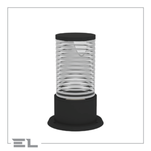 OUTDOOR LIGHT, SURFACE MOUNTED, BLACK, OTD MODEL, ST4 WITH GRILL