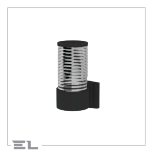 OUTDOOR LIGHT, WALL MOUNTED, BLACK, OTD MODEL, WL4 WITH GRILL