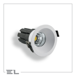 LED DOWNLIGHT, 12W, FIXED RECESSED MOUNTED, CIRCLE, COB MODEL
