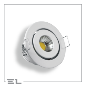 LED DOWNLIGHT, 6W, ADJUASTABLE RECESSED MOUNTED, CIRCLE, COB MODEL