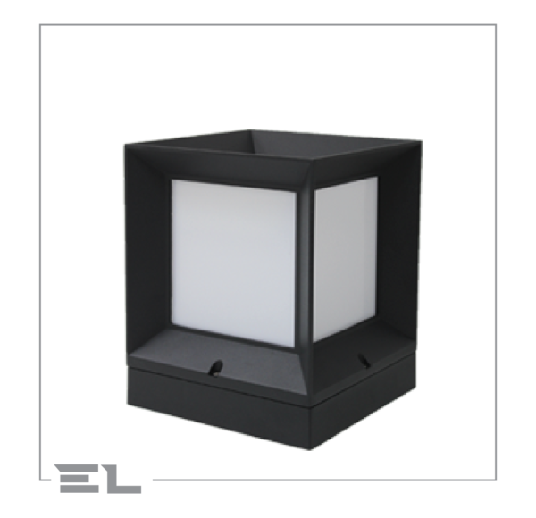 OUTDOOR LIGHT, WALL MOUNTED, BLACK, OTD MODEL, ST2 (CUBE)